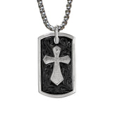 Fancy Cross Dog Tag