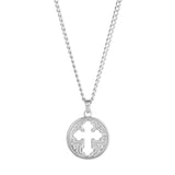 Cutout Cross Pendant