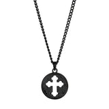Cutout Cross Pendant