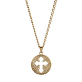 Cutout Cross Pendant
