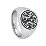 Round Celtic Pattern Ring