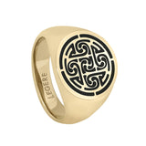 Round Celtic Pattern Ring