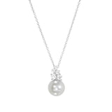Pearl and Leaf Necklace