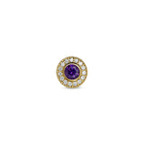 February Birthstone Bracelet Charm