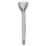peg head semi-mount diamond ring