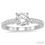 Semi-Mount Diamond Engagement Ring