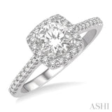 Semi-Mount Diamond Engagement Ring