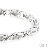 Silver Diamond Bracelet