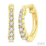 Journey Petite Diamond Huggie Fashion Earrings