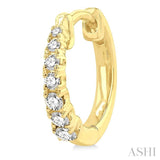 Journey Petite Diamond Huggie Fashion Earrings