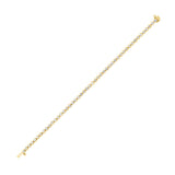 14KT Yellow Gold & Diamond Tennis Bracelet -  5/6 ctw