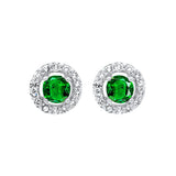 10KT White Gold & Diamond Classic Book Price Point Fashion Earrings  - 1/10 ctw