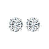14KT White Gold & Diamond Fashion Earrings -1-1/2 ctw