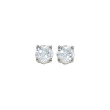 14KT White Gold Classic Book Color Fashion Earrings