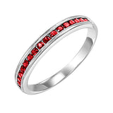 10KT White Gold Classic Book Stackable Fashion Ring
