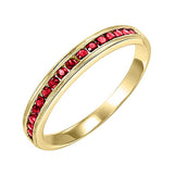10KT Yellow Gold Classic Book Stackable Fashion Ring