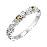 10KT White Gold & Diamond Sparkle Fashion Ring   - 1/8 ctw