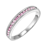 14KT White Gold Classic Book Stackable Fashion Ring