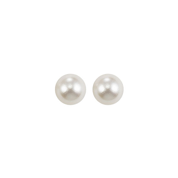 Silver (SLV 995) Classic Book Freshwater Pearls Fashion Earrings