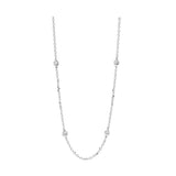 14KT White Gold Stunning Neckwear Necklace - 1-1/3 ctw