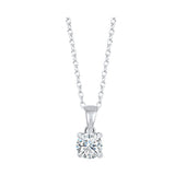 14KT White Gold & Diamond Classic Book Neckwear Pendant  - 1/4 ctw