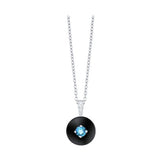 Silver (SLV 995) Gemstone Neckwear Pendant