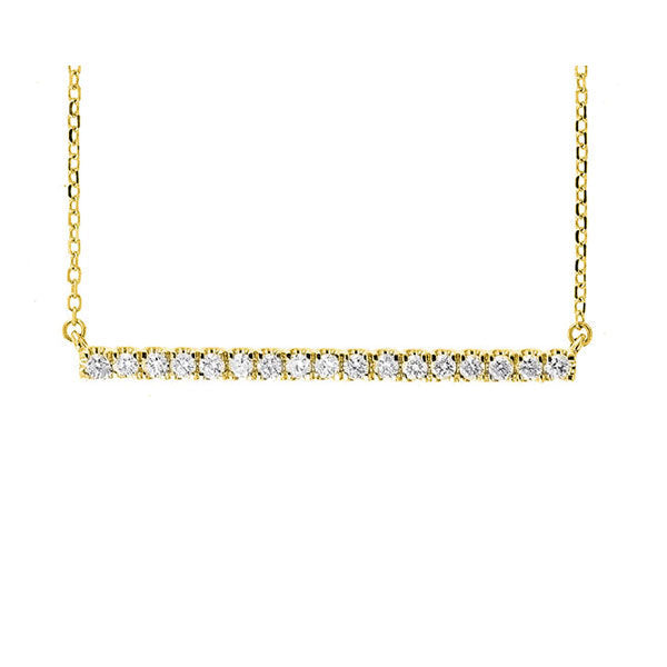 14KT Yellow Gold Stunning Neckwear Pendant - 1/4 ctw