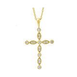 14KT Yellow Gold Stunning Neckwear Pendant - 1/8 ctw