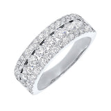 10KT White Gold & Diamond Sparkle Fashion Ring  - 1/2 ctw