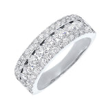 10KT White Gold & Diamond Sparkle Fashion Ring  - 1/2 ctw