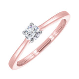 14KT White & Pink Gold & Diamonds Stunning Fashion Ring - 1 CTW