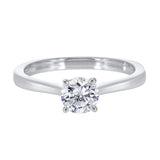 14KW Solitaire Prong Diamond Ring 1CT