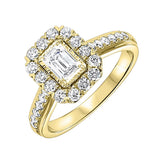 18KT Yellow Gold & Diamond Fashion Ring -1-1/4 ctw
