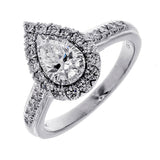 14KT White Gold & Diamonds Stunning Fashion Ring - 1/2 CTW