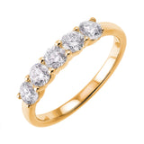 14KT Yellow Gold & Diamond Band - 1 ctw