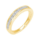 14KT Yellow Gold & Diamond Sparkle Fashion Ring   - 1/4 ctw