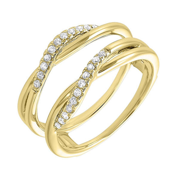 14KT Yellow Gold & Diamonds Stunning Fashion Ring - 1/6 CTW