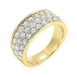 14KT Yellow Gold & Diamond Sparkle Fashion Ring   - 2 ctw