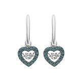 10KT White Gold & Diamond Rhythm Of Love Fashion Earrings  - 1/5 ctw