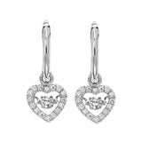 14KT White Gold & Diamonds Stunning Fashion Earrings - 1/10 ctw