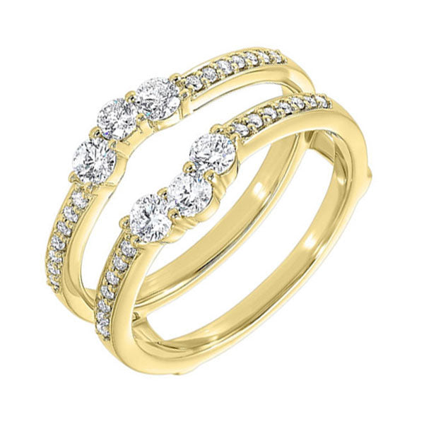 18KT Yellow Gold & Diamonds Stunning Engagement Ring - 5/8 ctw